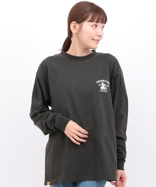 チチカカ(チチカカ)の「COBMASTER トリップベアプリントロングTシャツ(Tシャツ/カットソー・メンズ・ブラック/ブラウン/ホワイト・FREE)」の7枚目の写真