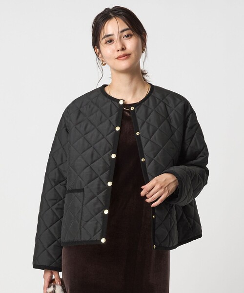 Traditional Weatherwearダッフルキルティングショートコート ≪WEB