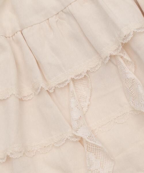 dispark(ディスパーク)の「DISPARK/ティアードイレヘムスカパン(スカート・レディース・ベージュ/カーキ・FREE)」の6枚目の写真