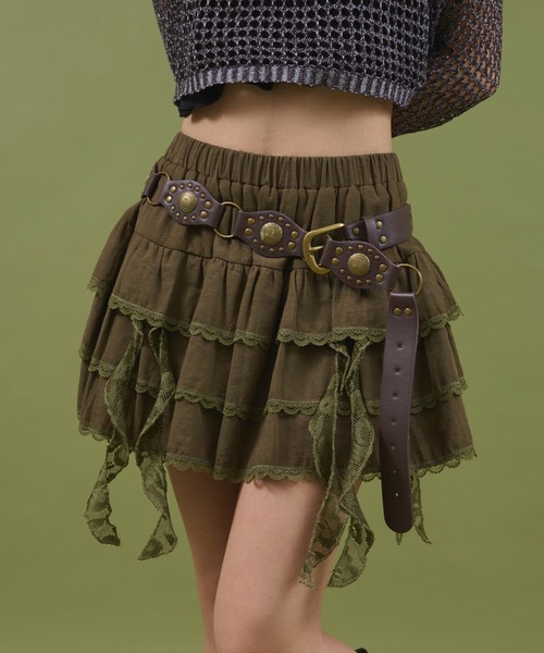 dispark(ディスパーク)の「DISPARK/ティアードイレヘムスカパン(スカート・レディース・ベージュ/カーキ・FREE)」の19枚目の写真