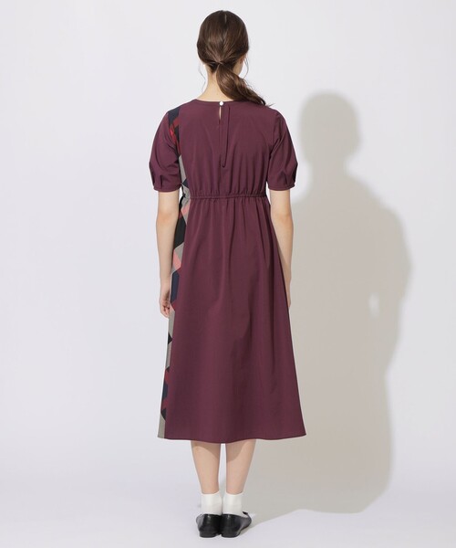 CB CRESTBRIDGE（シービークレストブリッジ）の「パーシャルチェックワンピース（ワンピース・レディース・レッド系その他4/ブラック・M/S）」の10枚目の写真