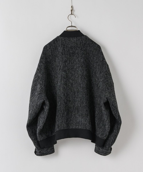 CASPER JOHN(キャスパージョン)の「Boucle MA-1 / ブークレMA-1(MA-1・メンズ・ブラウン/ブラック系/ブラック・LARGE/MEDIUM/SMALL/X-SMALL)」の6枚目の写真