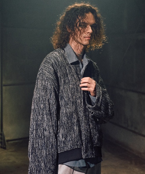 CASPER JOHN(キャスパージョン)の「Boucle MA-1 / ブークレMA-1(MA-1・メンズ・ブラウン/ブラック系/ブラック・LARGE/MEDIUM/SMALL/X-SMALL)」の21枚目の写真