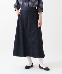 Afternoon Tea（アフタヌーンティー）の「オーガビッツデニムフレアスカート（スカート）」