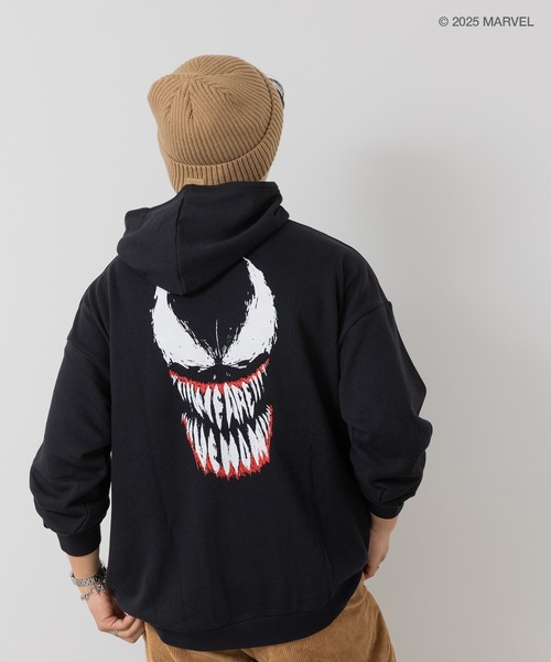 ヴェノム〉バックプリント 裏毛パーカー（パーカー）｜MARVEL