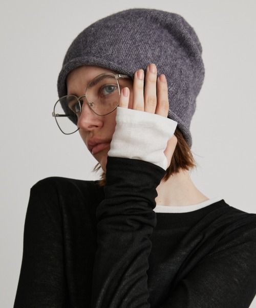 Auntie Rosa Holiday（アンティローザホリデー）の「シアーリブサムホールプルオーバー（Tシャツ/カットソー・レディース・ブラウン/ピンク/グレー/アイボリー/ブラック・FREE）」の16枚目の写真