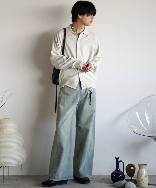 らるむ様 CURVED FLARE BAGGY DENIM（デニムパンツ）｜WYM LIDNM（ウィム