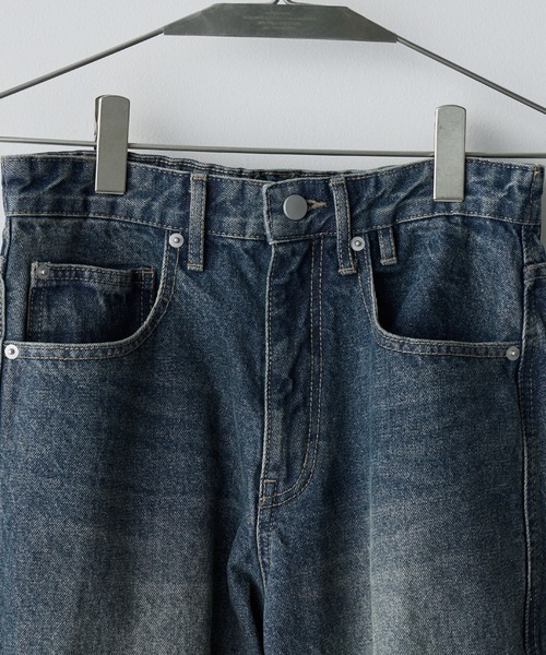 CURVED FLARE BAGGY DENIM（デニムパンツ）｜WYM LIDNM（ウィム