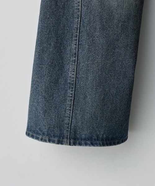 CURVED FLARE BAGGY DENIM（デニムパンツ）｜WYM LIDNM（ウィム