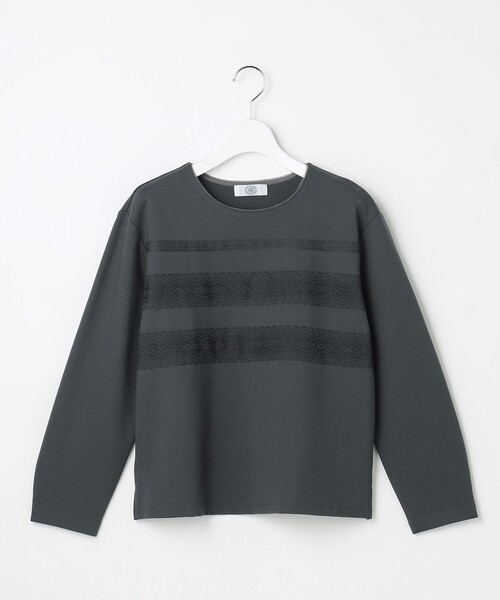 J.PRESS Ladies(J.プレス レディス)の「アモーレポンチ レース カットソー(Tシャツ/カットソー・レディース・ライトグリーン系/アイボリー系/ライトグレー系/グレー系・SMALL)」の15枚目の写真