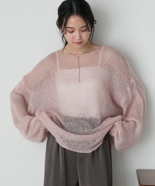 【forksy.】ローゲージシアーニットプルオーバー