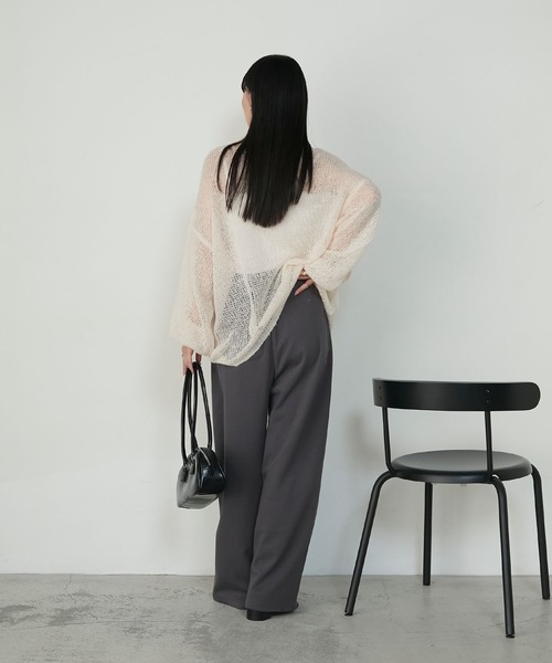 forksy.】ローゲージシアーニットプルオーバー forksy.│MONO-MART