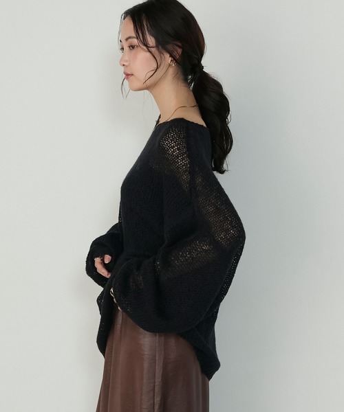 forksy.】ローゲージシアーニットプルオーバー forksy.│MONO-MART