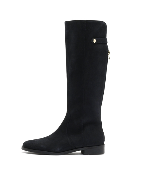 Au BANNISTER（オゥバニスター）の「バックジップジョッキーブーツ（ブーツ・レディース・ブラック/ネイビー・35/36/37/39/38）」の3枚目の写真