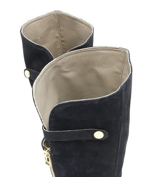 Au BANNISTER（オゥバニスター）の「バックジップジョッキーブーツ（ブーツ・レディース・ブラック/ネイビー・35/36/37/39/38）」の8枚目の写真