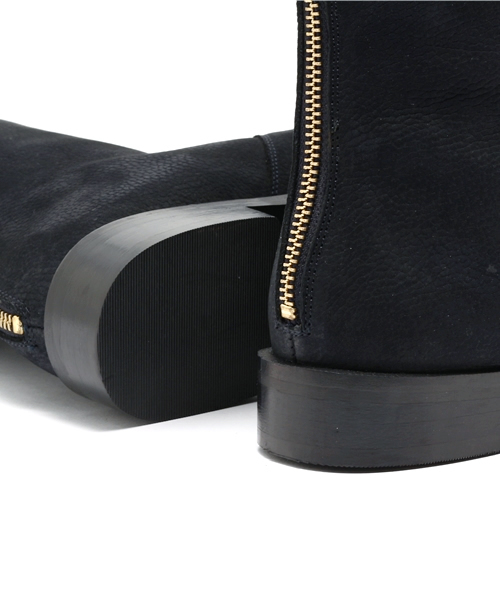 Au BANNISTER（オゥバニスター）の「バックジップジョッキーブーツ（ブーツ・レディース・ブラック/ネイビー・35/36/37/39/38）」の10枚目の写真