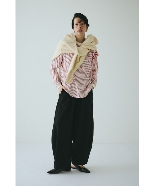 HeRIN.CYE(ヘリンドットサイ)の「Cocoon easy pants コクーンイージーパンツ(その他パンツ・レディース・ブラウン系その他/グレー/ブラック・36/38)」の2枚目の写真
