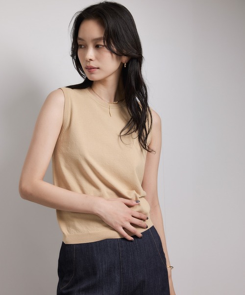 ROPE'(ロペ)の「ミニケーブルセパレートカーディガン(アンサンブル)/ イージーケア(カーディガン/ボレロ・レディース・ベージュ/ピンク系その他2・FREE)」の10枚目の写真