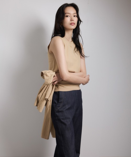 ROPE'(ロペ)の「ミニケーブルセパレートカーディガン(アンサンブル)/ イージーケア(カーディガン/ボレロ・レディース・ベージュ/ピンク系その他2・FREE)」の11枚目の写真