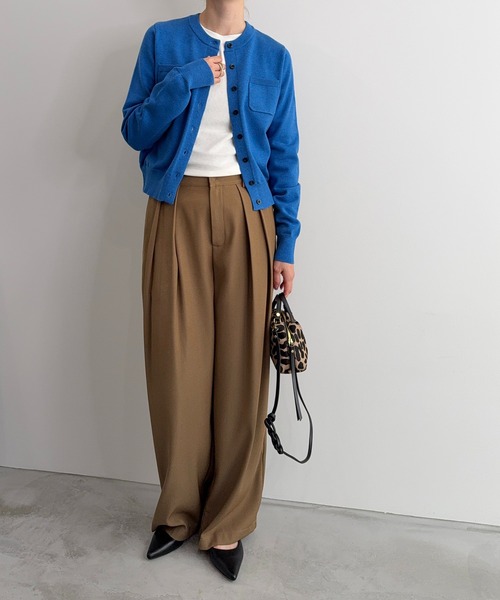 meilmada(メイルマダ)の「ロングスリーブストレッチロンT(Tシャツ/カットソー・レディース・ブラック/ホワイト/グレー/ブルー・FREE)」の17枚目の写真