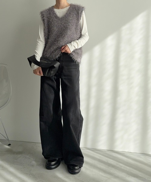 model：H166　着用サイズ：F