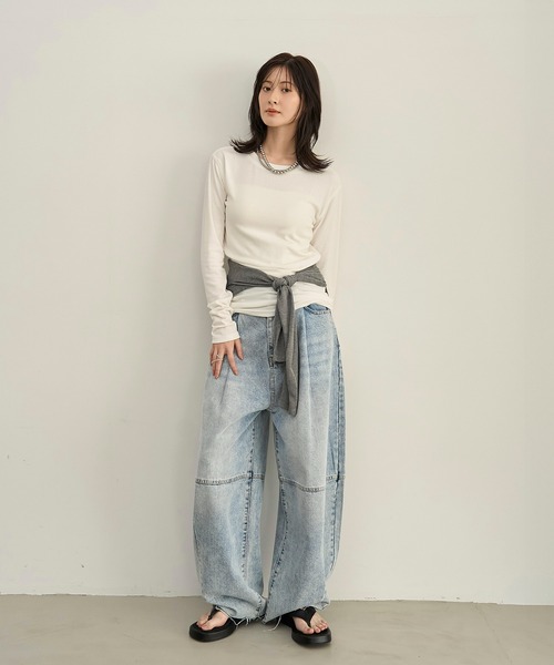 model：H166　着用サイズ：F