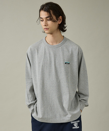 【NANGA /ナンガ]】ECO HYBRID BOX EMBROIDERY L/STEE/ ボックスロゴ刺繍ロングTシャツ/ロゴ/長袖/ユニセックス【WEB限定】