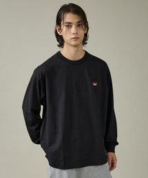 【NANGA /ナンガ]】ECO HYBRID BOX EMBROIDERY L/STEE/ ボックスロゴ刺繍ロングTシャツ/ロゴ/長袖/ユニセックス【WEB限定】