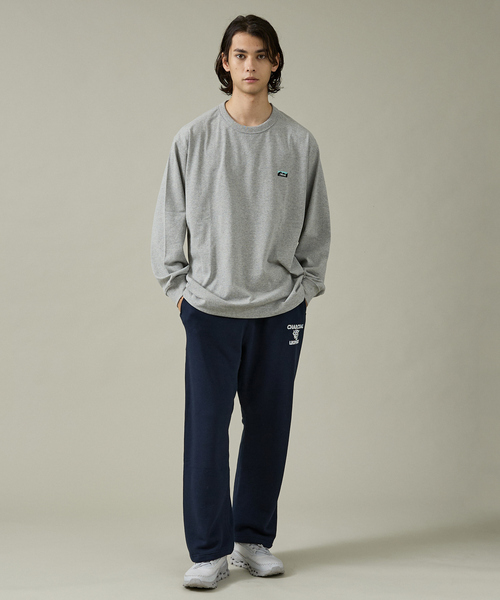 NANGA（ナンガ）の「【NANGA /ナンガ]】ECO HYBRID BOX EMBROIDERY L/STEE/ ボックスロゴ刺繍ロングTシャツ/ロゴ/長袖/ユニセックス【WEB限定】（Tシャツ/カットソー・メンズ・グレー/ホワイト/ブラック・L/M）」の9枚目の写真