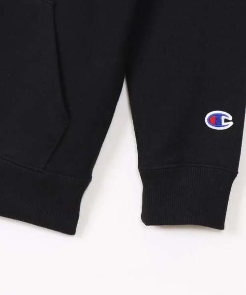 Champion(チャンピオン)の「CHAMPION/チャンピオン キッズ プルオーバー パーカー フーデッドスウェットシャツ ベーシック 裏毛 CK-Y001(パーカー・キッズ・ブラック/アイボリー/ネイビー・140cm/130cm/120cm/110cm/100cm/160cm/150cm)」の8枚目の写真