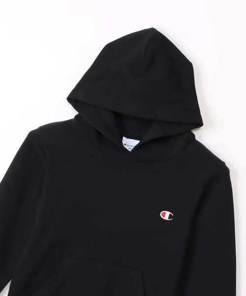 Champion(チャンピオン)の「CHAMPION/チャンピオン キッズ プルオーバー パーカー フーデッドスウェットシャツ ベーシック 裏毛 CK-Y001(パーカー・キッズ・ブラック/アイボリー/ネイビー・140cm/130cm/120cm/110cm/100cm/160cm/150cm)」の9枚目の写真