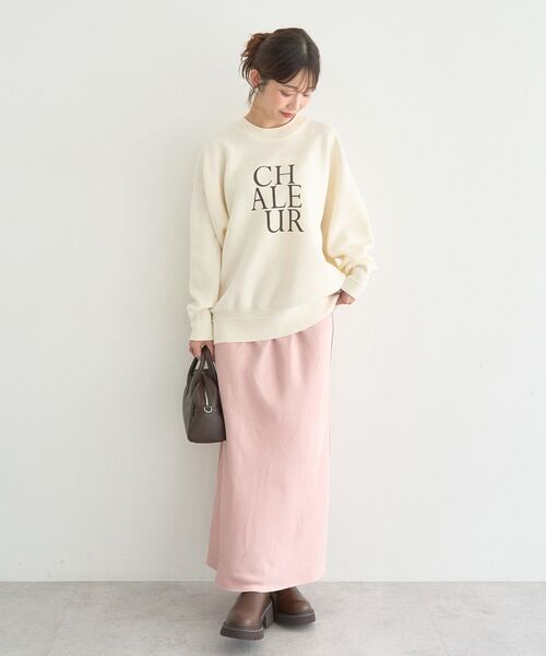 earth music&ecology（アースミュージックアンドエコロジー）の「ストレッチサテンスカート（スカート・レディース・ピンク/ブラウン/ブラック・FREE）」の19枚目の写真