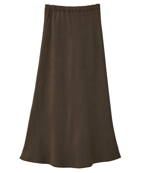 earth music&ecology（アースミュージックアンドエコロジー）の「ストレッチサテンスカート（スカート・レディース・ピンク/ブラウン/ブラック・FREE）」の12枚目の写真