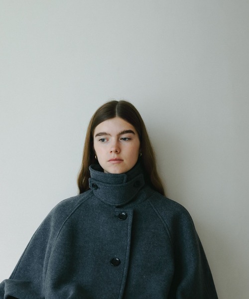 A part by（アパートバイ）の「スーパー100ステンカラーコート（ステンカラーコート・レディース・ベージュ/チャコールグレー・FREE）」の5枚目の写真