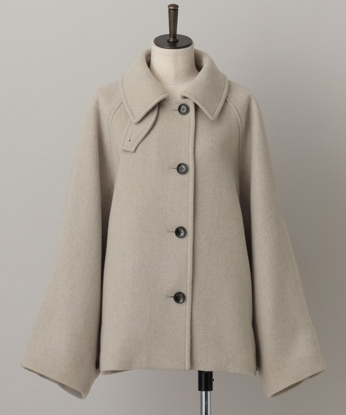 A part by（アパートバイ）の「スーパー100ステンカラーコート（ステンカラーコート・レディース・ベージュ/チャコールグレー・FREE）」の9枚目の写真