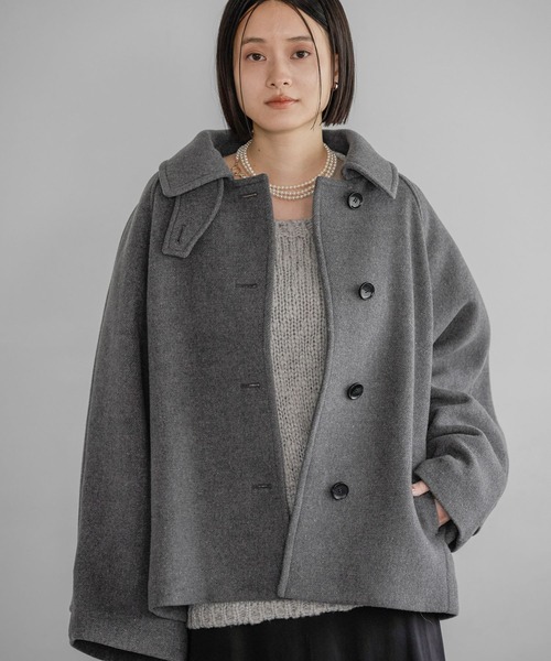 A part by（アパートバイ）の「スーパー100ステンカラーコート（ステンカラーコート・レディース・ベージュ/チャコールグレー・FREE）」の15枚目の写真