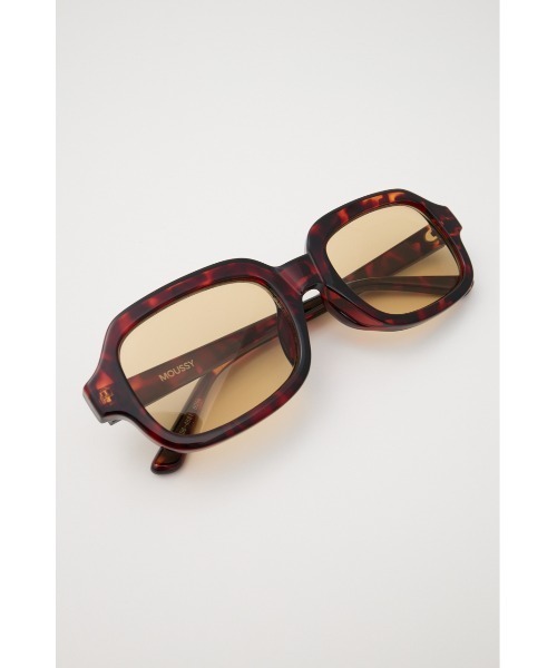 MOUSSY(マウジー)の「VINTAGE LIKE SQUARE アイウェア(サングラス・レディース・ブラック/ブラウン・FREE)」の11枚目の写真