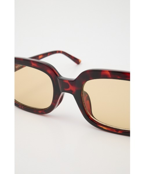 MOUSSY(マウジー)の「VINTAGE LIKE SQUARE アイウェア(サングラス・レディース・ブラック/ブラウン・FREE)」の16枚目の写真