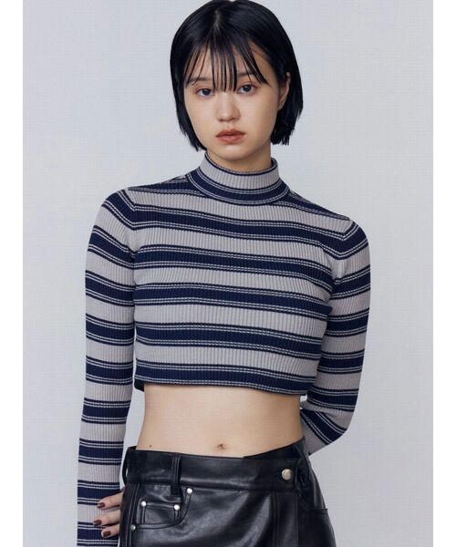 セール】ハイネッククロップニット（ニット/セーター）｜EMODA（エモダ