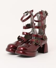 Chalmiere | ４連バックルパンプス(パンプス)