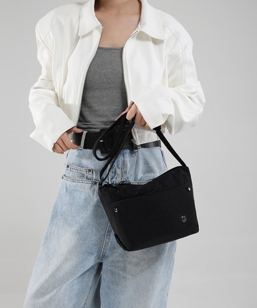 Miniministore(ミニミニストア)の「ミニショルダーバッグ 軽量斜めがけバッグ(ショルダーバッグ・レディース・アイボリー/ブラック/カーキ/キャメル/ラベンダー/ベージュ・FREE)」の8枚目の写真