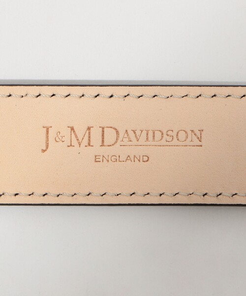 J&M Davidson（ジェイアンドエムデヴィッドソン）の「J&M DAVIDSON ENVELOPE BUCKLE TIP END 25MM（ベルト・メンズ・ブラック/ダークブラウン・95/90/85/80）」の6枚目の写真