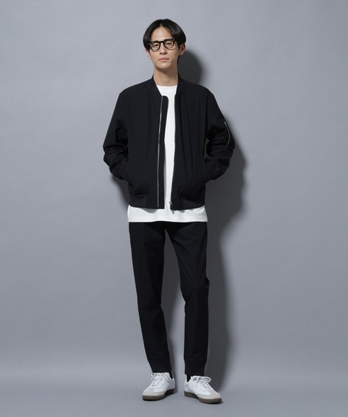 NANO universe(ナノユニバース)の「「N TROUSERS BASIC」TEXBRID(R) ジョガーパンツ/ストレッチ・撥水(セットアップ可)(スラックス・メンズ・ダークネイビー/グリーン系その他4・S/M/L)」の12枚目の写真