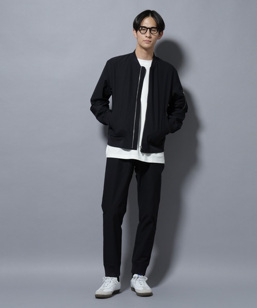 NANO universe(ナノユニバース)の「「N TROUSERS BASIC」TEXBRID(R) ジョガーパンツ/ストレッチ・撥水(セットアップ可)(スラックス・メンズ・ダークネイビー/グリーン系その他4・S/M/L)」の13枚目の写真