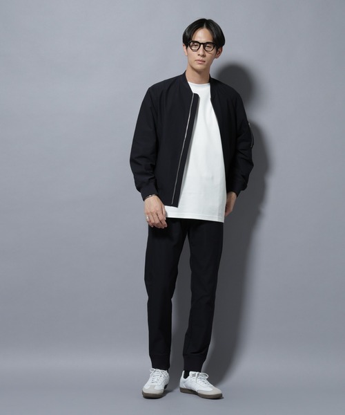 NANO universe(ナノユニバース)の「「N TROUSERS BASIC」TEXBRID(R) ジョガーパンツ/ストレッチ・撥水(セットアップ可)(スラックス・メンズ・ダークネイビー/グリーン系その他4・S/M/L)」の11枚目の写真
