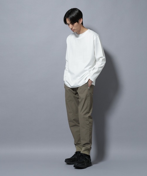 NANO universe(ナノユニバース)の「「N TROUSERS BASIC」TEXBRID(R) ジョガーパンツ/ストレッチ・撥水(セットアップ可)(スラックス・メンズ・ダークネイビー/グリーン系その他4・S/M/L)」の6枚目の写真