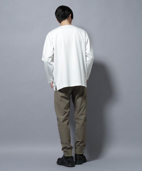 NANO universe(ナノユニバース)の「「N TROUSERS BASIC」TEXBRID(R) ジョガーパンツ/ストレッチ・撥水(セットアップ可)(スラックス・メンズ・ダークネイビー/グリーン系その他4・S/M/L)」の9枚目の写真