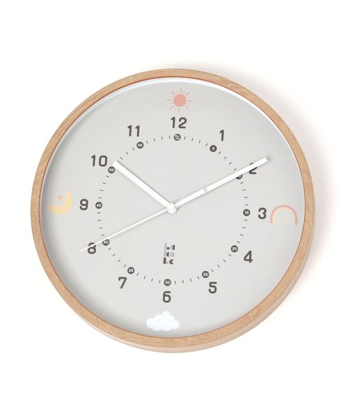 LAKOLE（ラコレ）の「【らこれキッズ】ウォールクロック / 599879（掛け時計・キッズ・ナチュラル/ブラック・FREE）」の11枚目の写真