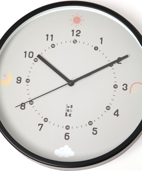 LAKOLE（ラコレ）の「【らこれキッズ】ウォールクロック / 599879（掛け時計・キッズ・ナチュラル/ブラック・FREE）」の9枚目の写真