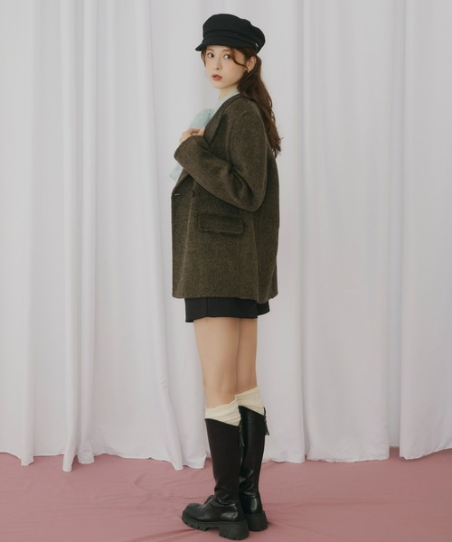 Olu. ブリティッシュヘリンボーンテーラードジャケット*オルドット